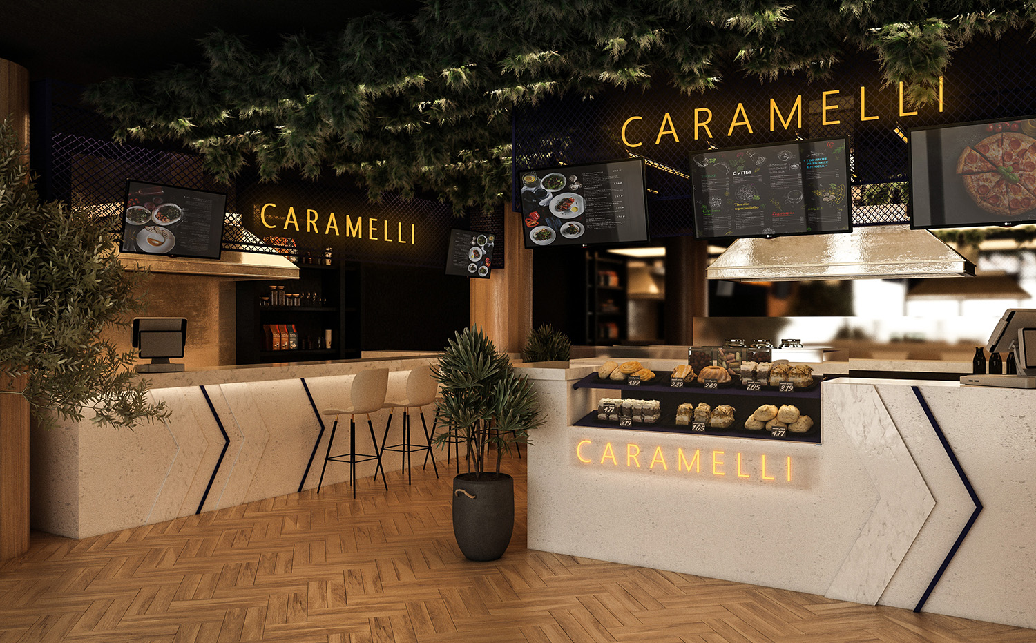 КОРНЕР "CARAMELI" в Москве