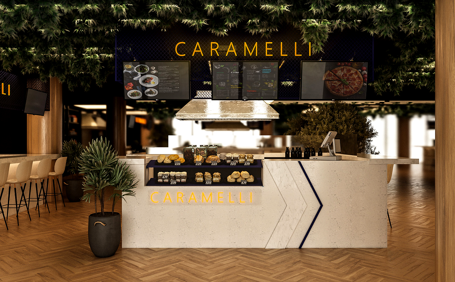 КОРНЕР "CARAMELI" в Москве